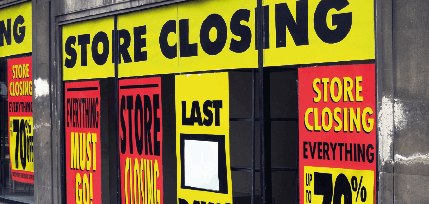 Closing Down UK Stores