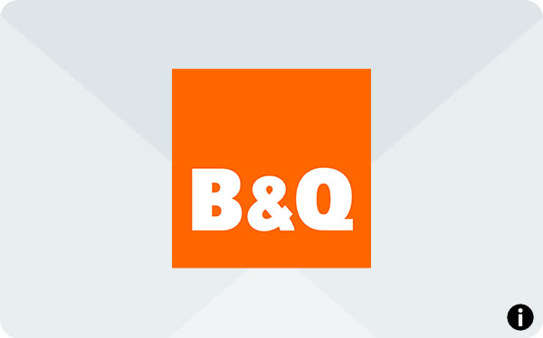 B&Q with icon